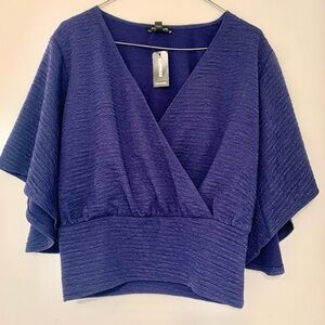 Express Elegant Navy Blue Women's Top Size XS